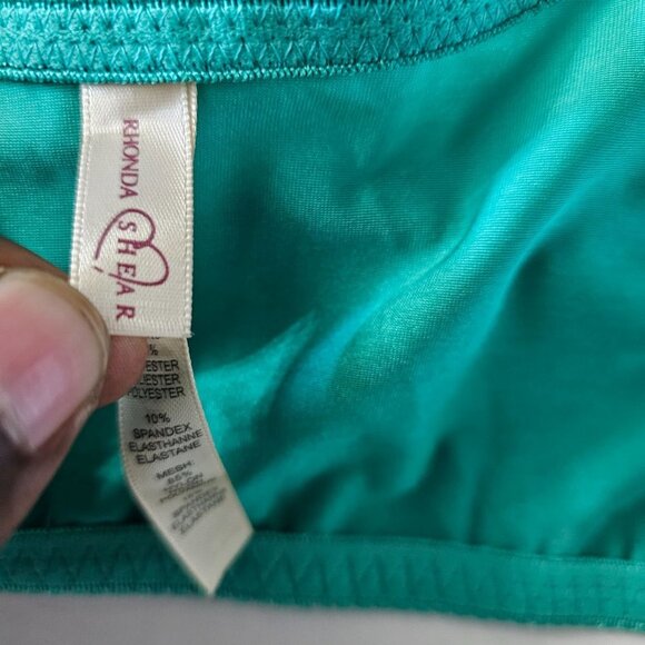 Rhonda Shear Green Style 676 Shapewear Leisure Bra in Size  3X - Picture 9 of 9